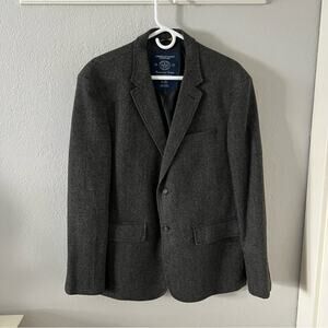 American Eagle Wool Blend Herringbone Legendary Blazer Jacket